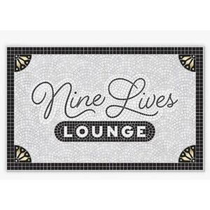 New Fred Cat Kitten Nine Lives Lounge Food Dinner Vinyl Waterproof Placemat